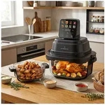 Just Perfecto Hei&szlig;luftfritteuse CH13313, 1500 W schwarz