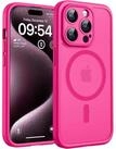 LuxusKollektion Handyh&uuml;lle H&uuml;lle f&uuml;r iPhone 15 Pro Magsafe Hei&szlig;es Rosa
