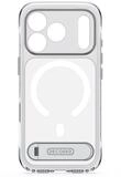 DECODED Smartphone-H&uuml;lle Hybrid Stand Backc. iPhone 18 Pro Clear