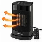 relaxdays Keramikheizl&uuml;fter Heizl&uuml;fter PTC Keramik 1500 W, 1500 W, schwarz