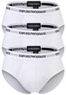 Emporio Armani Slip Herren Slip 3er Pack Baumwolle Core Logoband (Packung, 3er Pack)