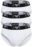Emporio Armani Slip Herren Slip 3er Pack Baumwolle Bold Monogram (Packung, 3er Pack)
