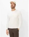 Brax Funktionsshirt Style T-ShirtN Warm Tec: Langarmshirt im Baumwollmix wei&szlig;...
