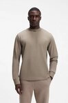 BOSS GREEN Langarmshirt Stretch Jersey Baumwolle, Relaxed Fit, Rundhalsausschnitt
