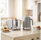 HOMCOM Fr&uuml;hst&uuml;cks-Set Schnellkoch-Wasserkocher und Toaster mit Thermostat und