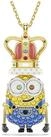 Swarovski Kette mit Anh&auml;nger Minions King Bob Anh&auml;nger, Pav&eacute;, Mehrfarbig, 18K
