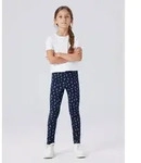 Name It Leggings NKFVIVIAN AOP LEGGING NOOS blau 116