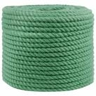 vidaXL Seil Juteseil 10 mm Gr&uuml;n 100% Tossa Jute (1-tlg)