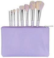 ILU Augenbrauenpinsel il? basic Set aus 8 Schminkpinseln + Etui, Einhorn