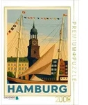 CALVENDO Puzzle CALVENDO Puzzle Hamburger Wahrzeichen "Michel" hinter Segel,...