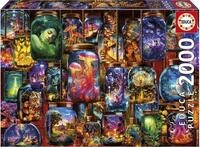 Educa Puzzle Educa Puzzle Dreams in einem Glas mit 2000 Puppen, Puzzleteile