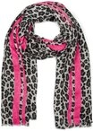 styleBREAKER Modeschal Weicher Schal mit Leoparden Print und Streifen, (1-St)