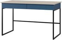 MIRJAN24 Schreibtisch Lorin LO10 (mit zwei Schubladen), Metallgestell,...