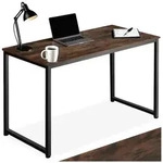 tectake Schreibtisch B&uuml;rotisch aus Holz und Stahl, H&ouml;he 76,5 cm (Arbeitstisch