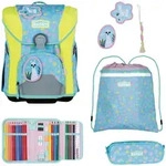 Scout Schulranzen 4-teilig (Set, 5-tlg) blau