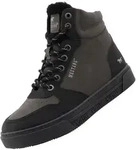 Mustang Shoes 15M0212005-black-coal Stiefelette Gef&uuml;tterter Kurz-Stiefel mit