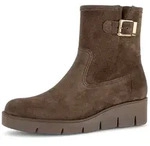 Gabor Stiefelette Keilabsatz, Boots mit modischer Zierschnalle braun 35 EU (2,5...