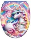 Sanilo WC-Sitz Einhorn mit Absenkautomatik & Quick Release, Premium...