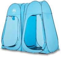 vidaXL Faltzelt Sichtschutzzelt Blau Pop-Up Wasserdicht, (1 tlg)