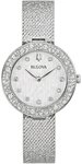 Bulova Quarzuhr 96L329 96L329, BULOVA 96L329 Dial Uhr Damenuhr Edelstahl silber