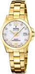 Festina Quarzuhr F20050/1, Armbanduhr, Damenuhr, Swiss Made, Edelstahlarmband,