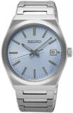 Seiko Quarzuhr SUR599P1, f&uuml;r Herren Edelstahl/Hellblau