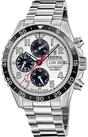Festina Automatikuhr Chronograph &ndash; Swiss Made, Silber, Edelstahlband, 45,8 mm,