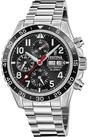 Festina Automatikuhr Chronograph &ndash; Swiss Made Automatik mit schwarzem Zifferblatt,