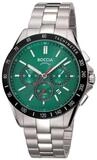 Boccia Quarzuhr 3733-02, Herrenuhr Chronograph Titan/Gr&uuml;n