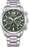 Citizen Chronograph CA4640-50X, Eco-Drive Herrenuhr Stahl/Gr&uuml;n