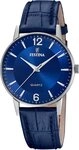 Festina Quarzuhr F20690/3, Armbanduhr, Herrenuhr, Lederarmband, analog