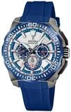 Festina Quarzuhr F20725/4, f&uuml;r Herren-Chronograph Blau