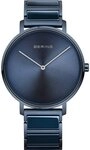 Bering Quarzuhr Bering 18539-797 Herrenuhr Ceramic 39mm 5ATM Bering 18539-797