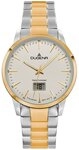 Dugena Funkuhr Dugena Herren-Uhr Momentum Funk Quarz Edelstahl-Band Gold-Ton...
