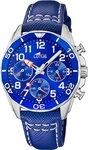 Lotus Chronograph Lotus Kinderuhr Leder blau Lotus Classic, (Chronograph),...