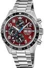 Festina Automatikuhr Automatik Chronograph F20055-5 Swiss Made 45,8 mm Burgunder