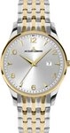 Jacques Lemans Quarzuhr London 1-2216H, Armbanduhr, Damenuhr, Edelstahlarmband,