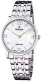 Festina Quarzuhr F20047/2, Damenarmbanduhr mit Perlmuttblatt