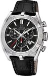 JAGUAR Chronograph Jaguar Herrenuhr Leder schwarz Jaguar, (Chronograph), Herren