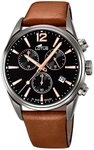 Lotus Quarzuhr LOTUS Herren Uhr Sport 18683/2 Leder, (Analoguhr), Herrenuhr...