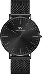 Daniel Wellington Quarzuhr Klassisches Mesh Onyx Schwarz DW00100632