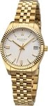Regent Quarzuhr BA-877 - 3314.45.91, Armbanduhr, Damenuhr, Edelstahlarmband, 10...