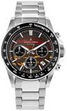 Jacques Lemans Chronograph 50-10D, Herrenuhr Solar Eco Power Stahl LE