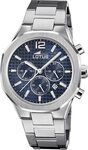 Lotus Chronograph Lotus Herrenuhr Edelstahl silber Lotus, (Chronograph), Herren