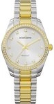 Jacques Lemans Quarzuhr Derby Diamond D-11C, Armbanduhr, Damenuhr, Edelstahlarmband,