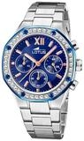 Lotus Quarzuhr 18872/2, Damenuhr Chronograph Excellent Blau