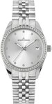 Jacques Lemans Quarzuhr Derby 1-2133D, Armbanduhr, Damenuhr, Edelstahlarmband,