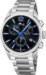 Lotus Chronograph Lotus Herrenuhr Edelstahl silber Lotus, (Chronograph), Herren