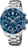 Festina Chronograph Festina Herrenuhr Edelstahl silber, (Chronograph), Herren
