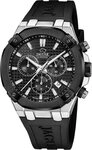 JAGUAR Chronograph Jaguar Herrenuhr Silikon schwarz Jaguar, (Chronograph),...